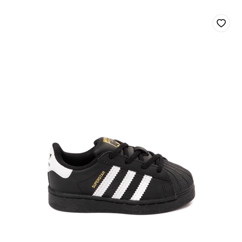 adidas Superstar Athletic Shoe - Baby / Toddler - Black size 9K